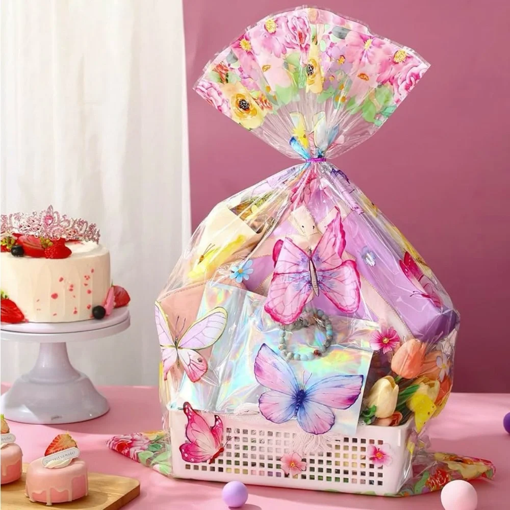 30 pcs of Floral Butterfly Party Favor Bags